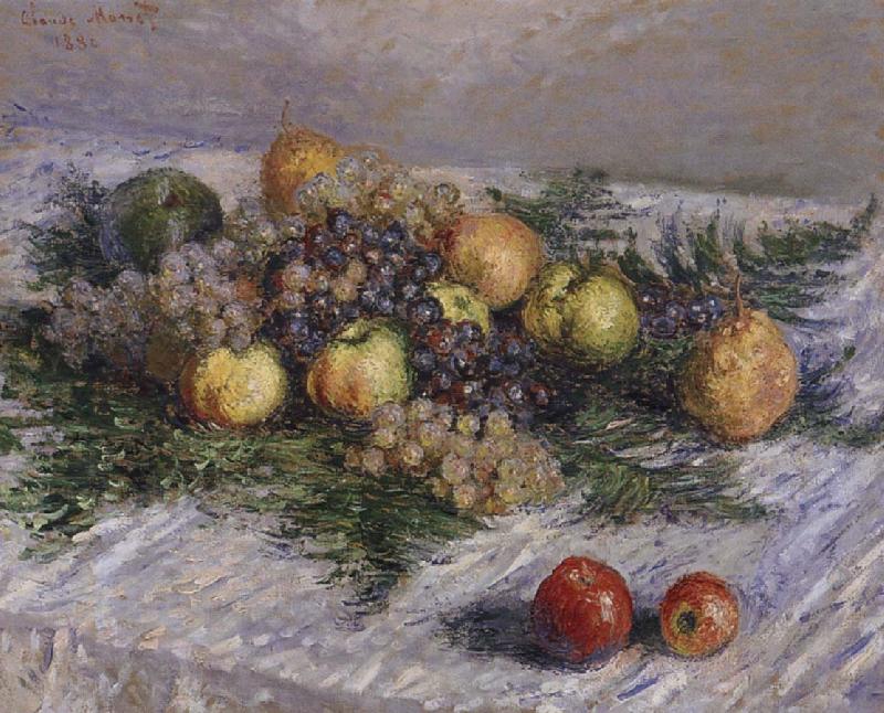 Claude Monet Still life with Pears and Grapes China oil painting art